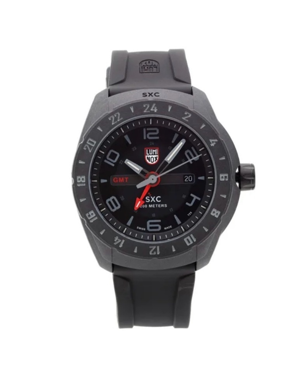Luminox SXC Space PC GMT Black Dial Carbon Quartz Watch LM 5020